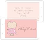 I'm Inkpressed Laminated Luggage/ID Tags - Little Abby (Holiday Papers #LT-1218)