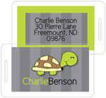 I'm Inkpressed Laminated Luggage/ID Tags - Turtle (Holiday Papers #LT-1221)