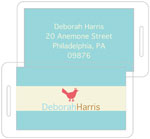 I'm Inkpressed Laminated Luggage/ID Tags - Birdy Stamp (Holiday Papers #LT-1222)