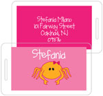 I'm Inkpressed Laminated Luggage/ID Tags - Crabby Girl (Holiday Papers #LT-1226)