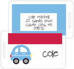 I'm Inkpressed Laminated Luggage/ID Tags - Car (Holiday Papers #LT-1227)