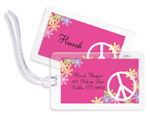 Inkwell - Luggage/ID Tags (Peace Floral) (LT-33Z)