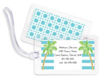 Chatsworth Just Exquisite - Luggage/ID Tags (Pair of Palms) (LT-101)