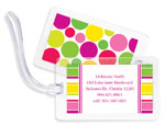 Chatsworth Just Exquisite - Luggage/ID Tags (Poppy Stripes and Dots) (LT-116)