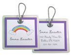 Kelly Hughes Designs - Luggage/ID Tags (Over The Rainbow) (t377)