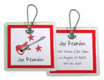 Kelly Hughes Designs - Luggage/ID Tags (Rock Star) (t379)