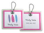 Kelly Hughes Designs - Luggage/ID Tags (Surfer Girl) (t380)
