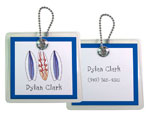 Kelly Hughes Designs - Luggage/ID Tags (Surfs Up) (t381)