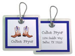 Kelly Hughes Designs - Luggage/ID Tags (Ridem Cowboy) (t385)