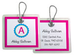 Kelly Hughes Designs - Luggage/ID Tags (Pink Bottlecap) (t398)