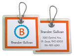 Kelly Hughes Designs - Luggage/ID Tags (Orange Bottlecap) (t399)
