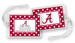 Noteworthy Collections College Luggage/ID Tags - Simple Dot (Alabama) (CLT-ALA08)