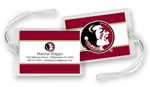 Noteworthy Collections College Luggage/ID Tags - Color Band (Florida State) (CLT-FSU07)