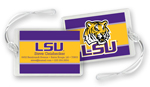 Noteworthy Collections College Luggage/ID Tags - Color Band (LSU) (CLT-LSU07)