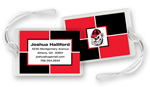Noteworthy Collections College Luggage/ID Tags - Color Block (Georgia) (CLT-UGA02)