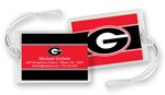 Noteworthy Collections College Luggage/ID Tags - Color Band (Georgia) (CLT-UGA07)
