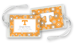 Noteworthy Collections College Luggage/ID Tags - Circle Burst (Tennessee) (CLT-UTN01)