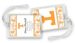 Noteworthy Collections College Luggage/ID Tags - Paisley (Tennessee) (CLT-UTN04)