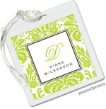 PicMe Prints - Luggage/ID Tags - Damask Chartreuse