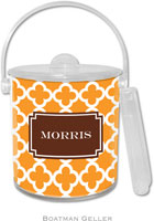 Boatman Geller - Custom Personalized Lucite Ice Buckets (Bristol Tile) (IB+31ins+P15+si07+A14)