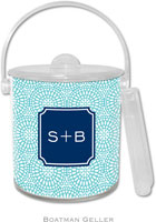 Boatman Geller - Custom Personalized Lucite Ice Buckets (Bursts) (IB+46ins+P07+si02+A03)