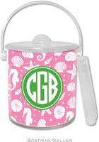 Boatman Geller - Custom Personalized Lucite Ice Buckets (Jetties) (IB+64ins+P25+si04+A09)