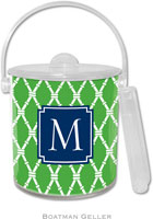 Boatman Geller - Custom Personalized Lucite Ice Buckets (Bamboo) (IB+68ins+P09+si03+A03)