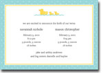 Boatman Geller - Ducks Birth Announcements/Invitations (H)