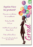 Bonnie Marcus Collection - Graduation Invitations (Beautiful Balloons Grad) (BBGIG)