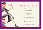 Bonnie Marcus Collection - Graduation Invitations (Grad on Books -Blonde) (BOI)