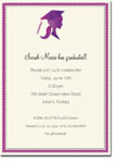 Bonnie Marcus Collection - Graduation Invitations (Pretty Purple Grad) (PPGIG)