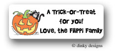 Dinky Designs Halloween Invitation - Jack O'Lantern (DDFN-013J-T50)