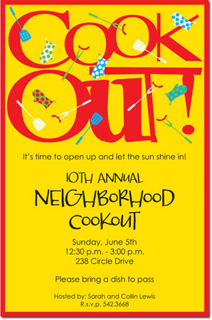 Inviting Co. - Invitations (Cook Out!) (1-2204P)