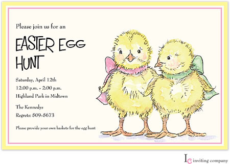 Inviting Co. - Invitations (Easter Chicks) (1C-278P)