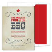 Noteworthy Collections - Invitations (Barbed Wire BBQ) (ID-1049)