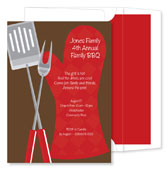 Noteworthy Collections - Invitations (Cookout Mitt) (ID-1050)