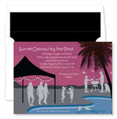 Noteworthy Collections - Invitations (Sunset Pool Cookout) (ID-1052)