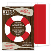 Noteworthy Collections - Invitations (Paddles & Preserver Wood) (ID-1092)