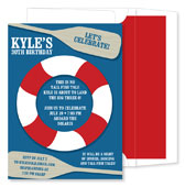 Noteworthy Collections - Invitations (Paddles & Preserver Midnight) (ID-1093)