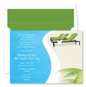 Noteworthy Collections - Invitations (Pool Chaise) (ID-1096)