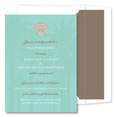 Noteworthy Collections - Invitations (Scallop Palm Trees) (ID-1106)