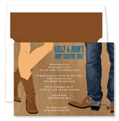 Noteworthy Collections - Invitations (Boot Scootin' Wood) (ID-1115)