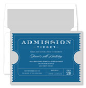 Noteworthy Collections - Invitations (Admission Ticket Midnight) (ID-1119)