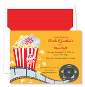 Noteworthy Collections - Invitations (Movie Popcorn) (ID-1120)