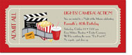 Noteworthy Collections - Invitations (Movie Ticket) (ID-1121)