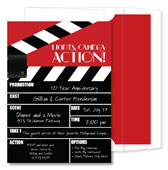 Noteworthy Collections - Invitations (Movie Clapper) (ID-1124)