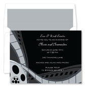 Noteworthy Collections - Invitations (Film Reel Black) (ID-1126)