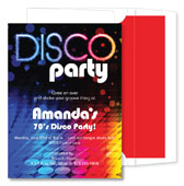 Noteworthy Collections - Invitations (Rainbow Disco) (ID-1135)