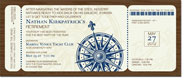 Noteworthy Collections - Invitations (Nautical Boarding Pass) (ID-1148)