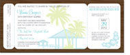 Noteworthy Collections - Invitations (Tropical Boarding Pass) (ID-1149)